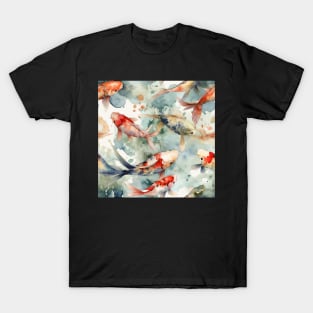 Watercolor Koi pattern -2 T-Shirt